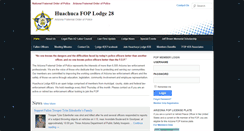 Desktop Screenshot of lodge28.azfop.com